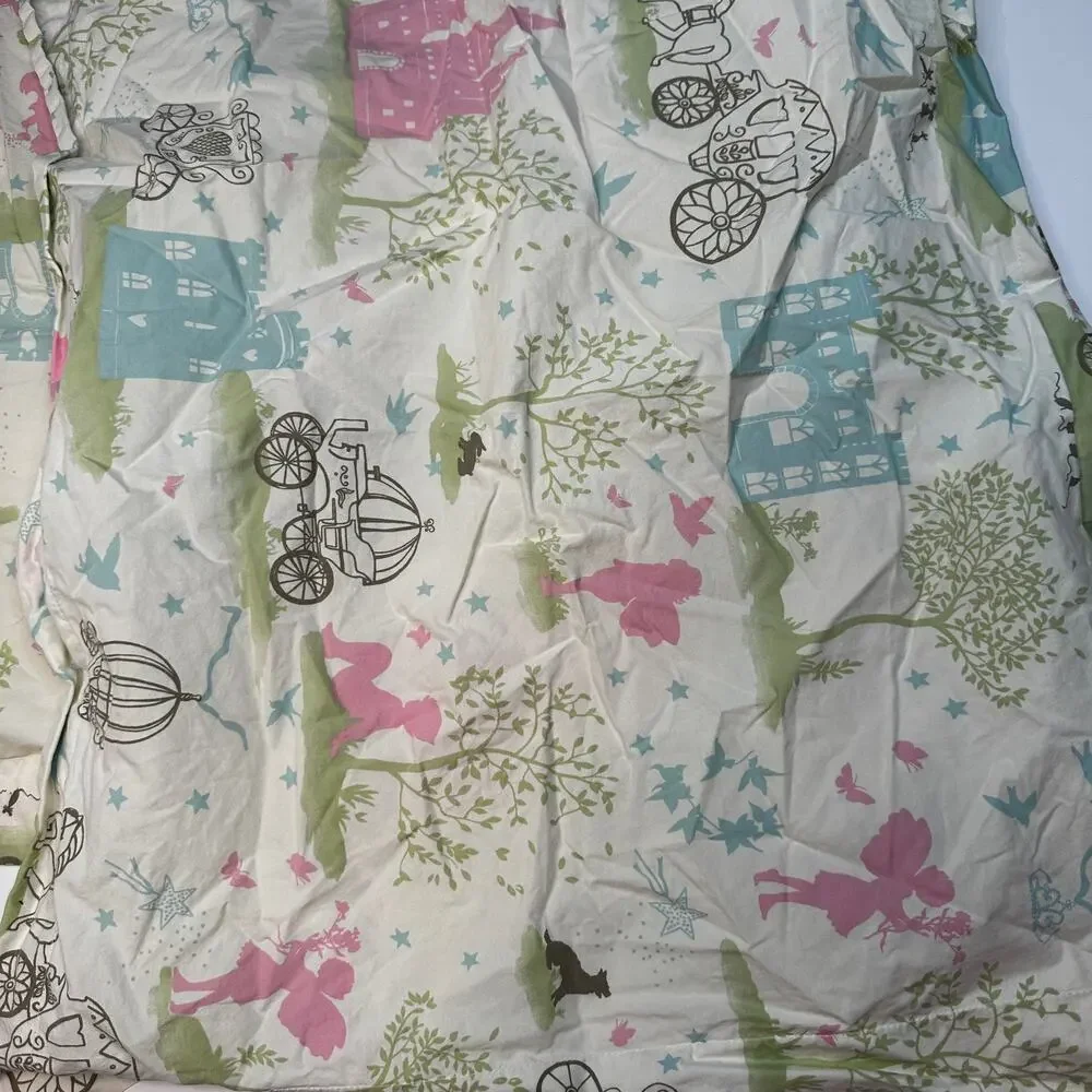 Pottery Barn Elizabeth Toile Princess Castle Pillowcases